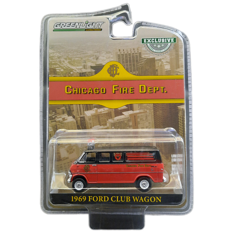 ماشین بازی گرین لایت مدل 1969 FORD CLUB WAGON