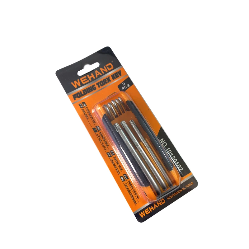 آچار آلن ستاره ای مشتی وی هند کد WT_8 مجموعه 8 عددی