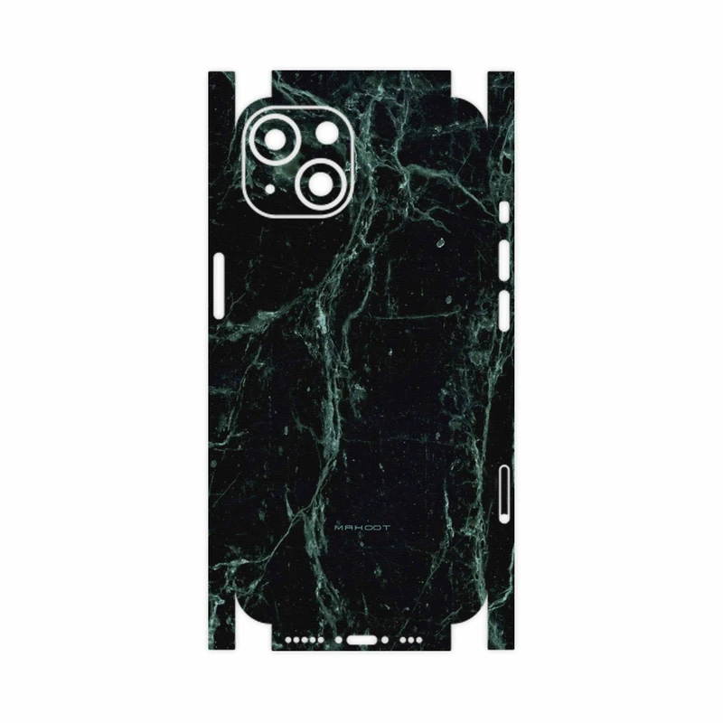 برچسب پوششی ماهوت مدل Graphite-Green-Marble-FullSkin مناسب برای گوشی موبایل اپل iPhone 13