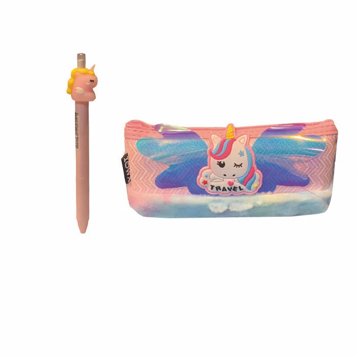 جامدادی مدل یونیکورن کد 0003 به همراه مداد مجموعه 2 عددی