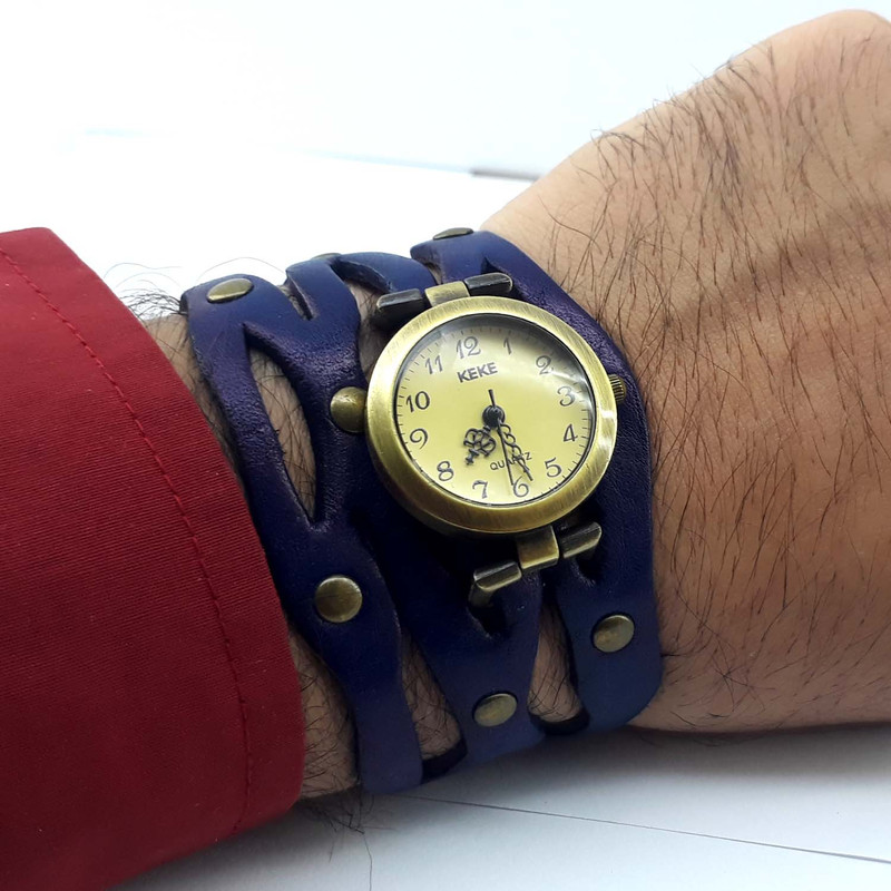 ساعت مچی عقربه ای مدل دستبندی کد so112