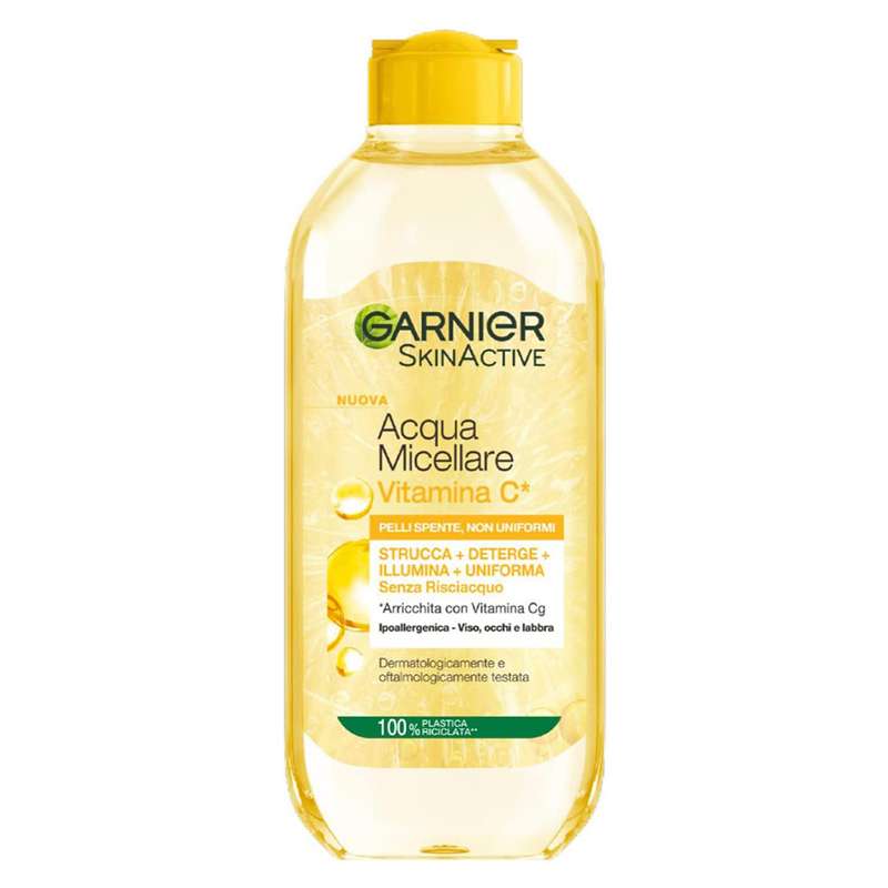 محلول پاک کننده آرایش صورت گارنیه مدل Skin Active Vitamin C حجم 400 میلی لیتر محلول پاک کننده آرایش صورت گارنیه مدل Skin Active Vitamin C حجم 400 میلی لیتر