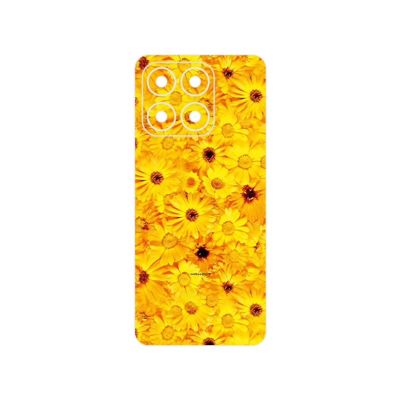 برچسب پوششی ماهوت مدل Yellow_Flower مناسب برای گوشی موبایل آنر X8a
