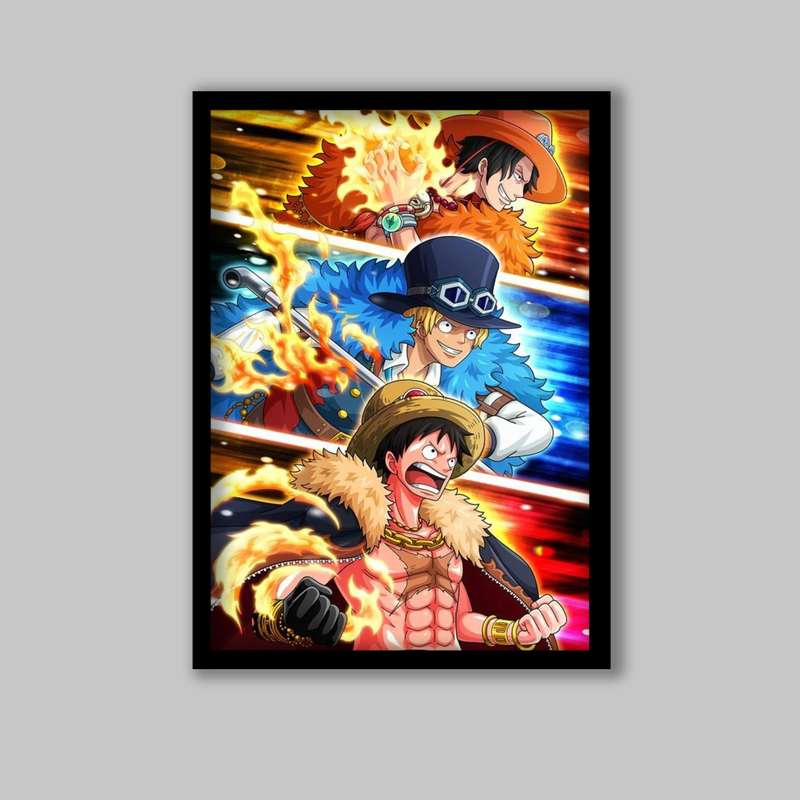 تابلو مدل انیمه وان پیس One Piece کد LA-G10739-2