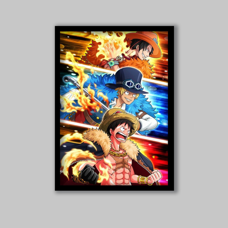 تابلو مدل انیمه وان پیس One Piece کد LA-G10739-2