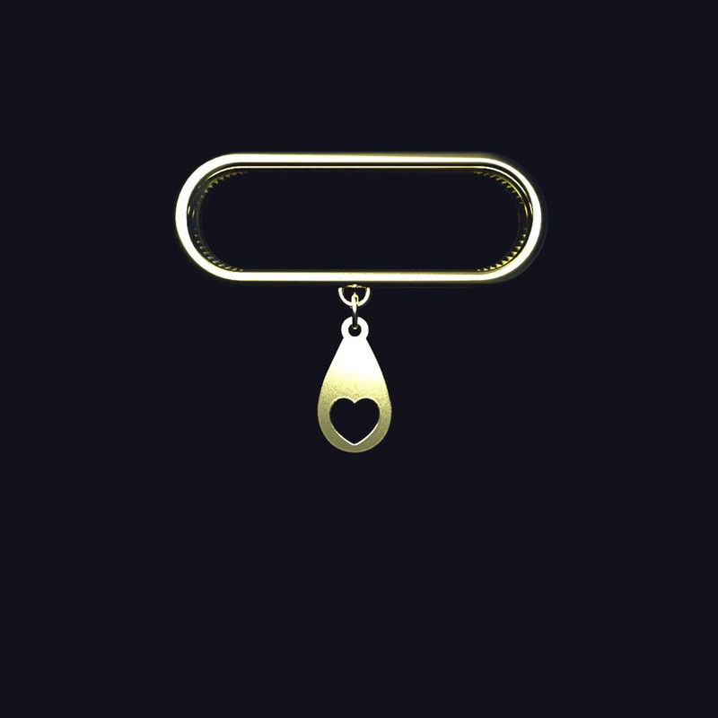 آویز ساعت طلا 18 عیار زنانه مدوپد مدل قلب کد SE1-1153 آویز ساعت طلا 18 عیار زنانه مدوپد مدل قلب کد SE1-1153