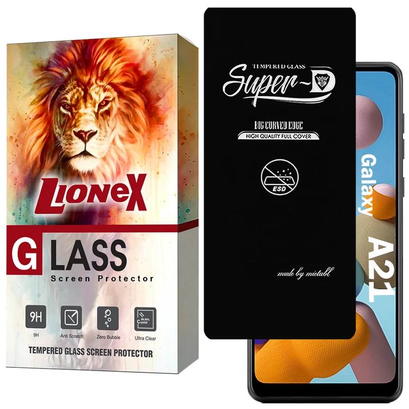محافظ صفحه نمایش لایونکس مدل SUPERDNL مناسب برای گوشی موبایل سامسونگ Galaxy A21