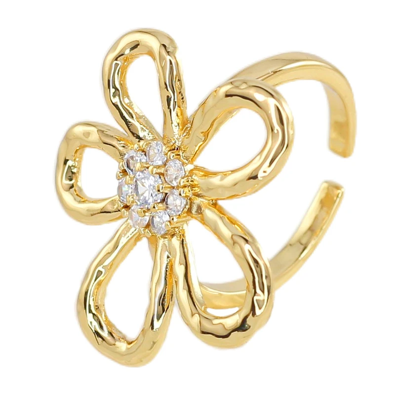 انگشتر زنانه زودیکا مدل گل کد AAE836