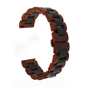 بند مدل Lux-Wood2026 مناسب برای ساعت هوشمند سامسونگ Galaxy Watch5 44/40mm / Watch5 Pro 45mm