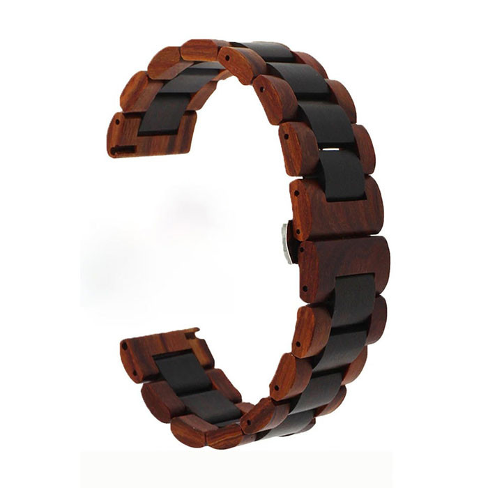 بند مدل Lux-Wood2026 مناسب برای ساعت هوشمند سامسونگ Galaxy Watch5 44/40mm / Watch5 Pro 45mm