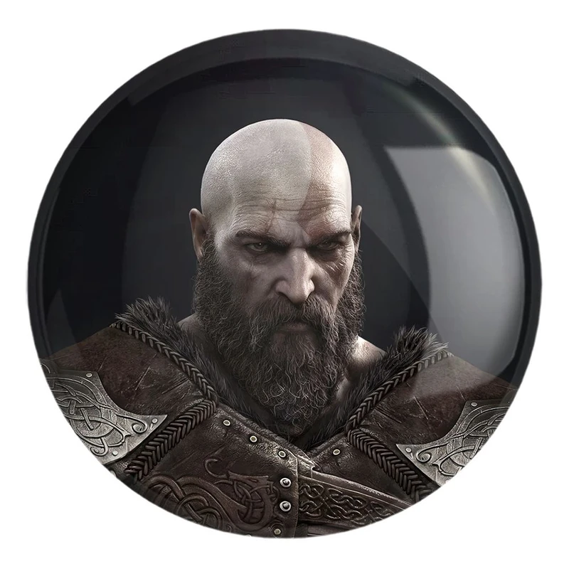 پیکسل خندالو طرح کریتوس بازی خدای جنگ God Of War کد 30455 مدل بزرگ