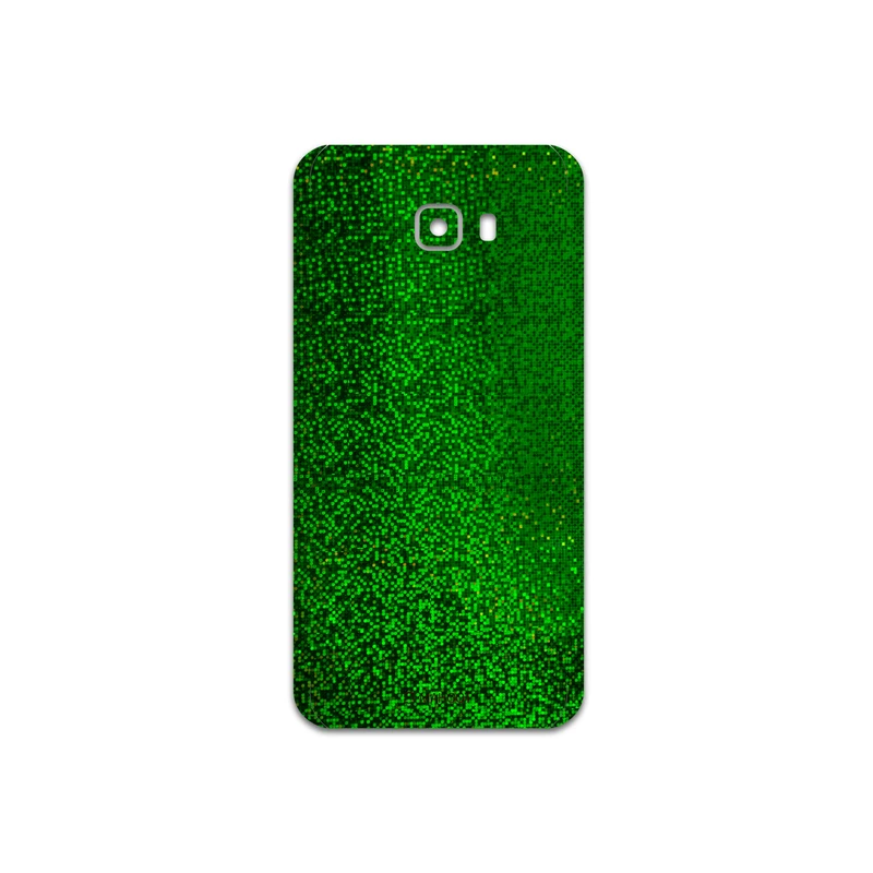 برچسب پوششی ماهوت مدل Green-Holographic مناسب برای گوشی موبایل سامسونگ Galaxy C7 Pro