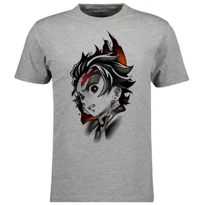 تی شرت آستین کوتاه مردانه مدل انیمه کد V122