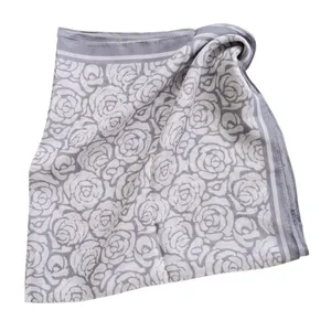 مینی اسکارف زنانه مدل نخی طرح گل