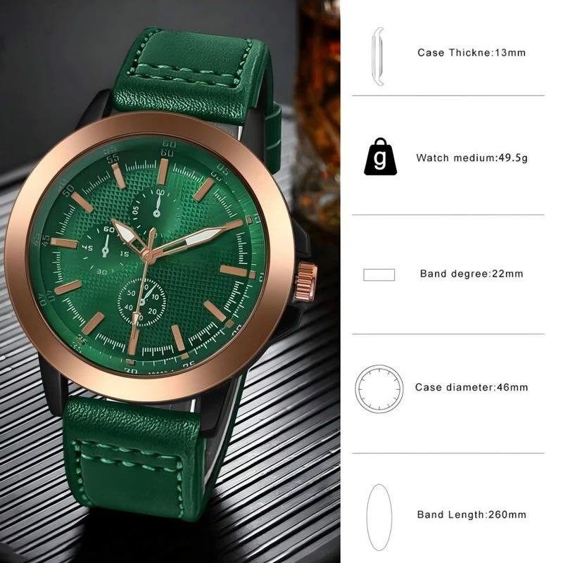 ساعت مچی عقربه‌ای مردانه کوارتز کد 01