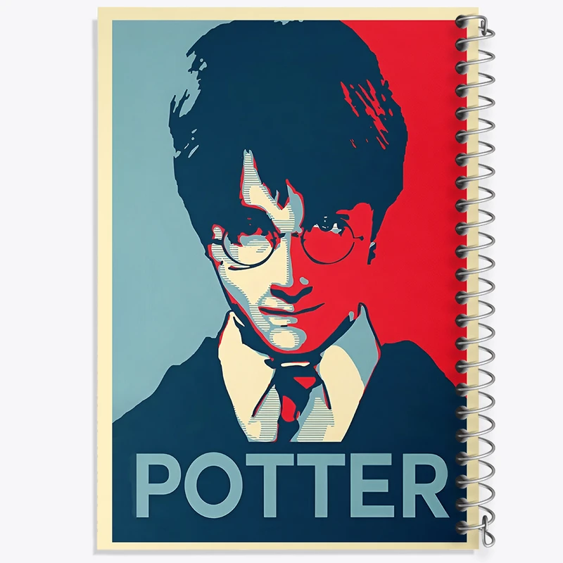 دفتر شطرنجی 50 برگ خندالو طرح هری پاتر (Harry Potter) کد F6466