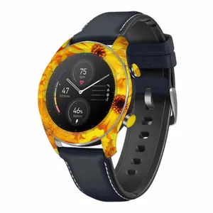  برچسب ماهوت طرح Yellow-Flower مناسب برای ساعت هوشمند آنر watch magic
