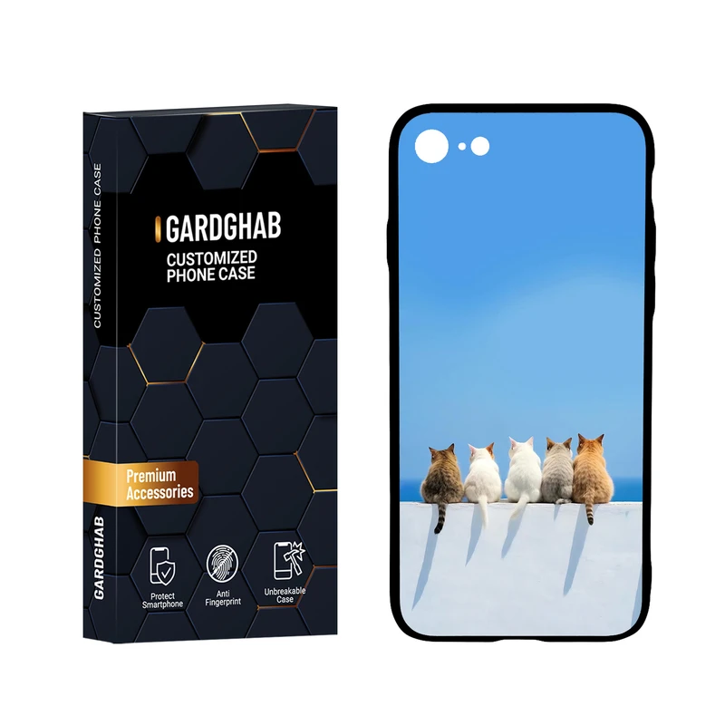 کاور گارد قاب مدل هنری مناسب برای گوشی موبایل اپل iPhone 7 / 8 / SE 2020 / SE 2022 