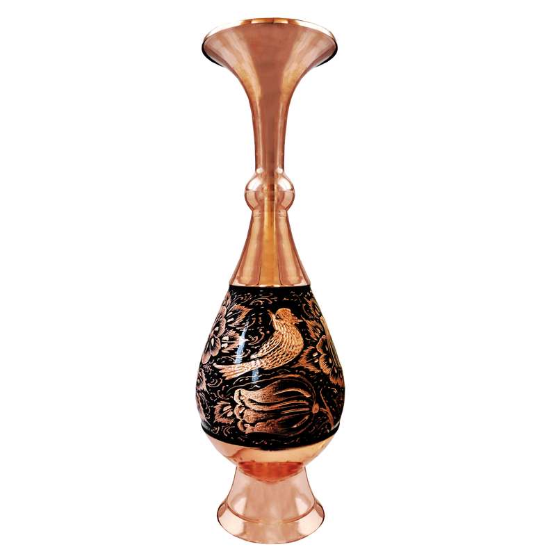 گلدان مسی مدل الماس تراش کد 30
