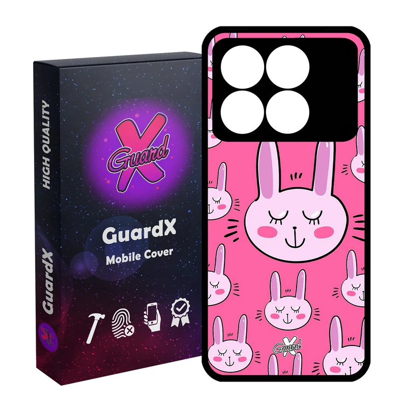 کاور گارد ایکس طرح Rabbit مدل Glass10135 مناسب برای گوشی موبایل شیائومی Poco X6 Pro 5G / Redmi K70E