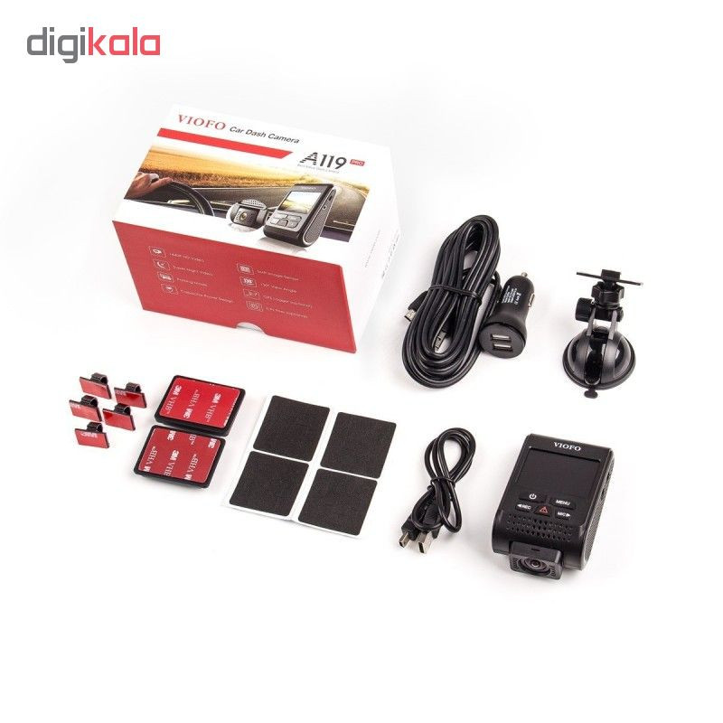 دوربین فیلم برداری خودرو وای فو مدل A119 Pro-G