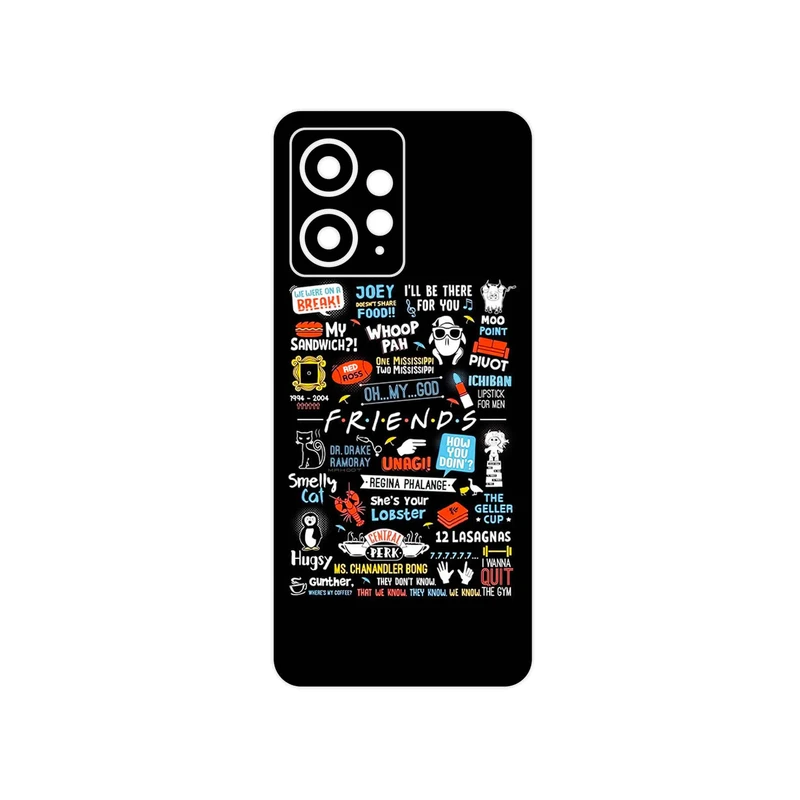 برچسب پوششی ماهوت مدل Friends 2 مناسب برای گوشی موبایل شیائومی Redmi Note 12 4G