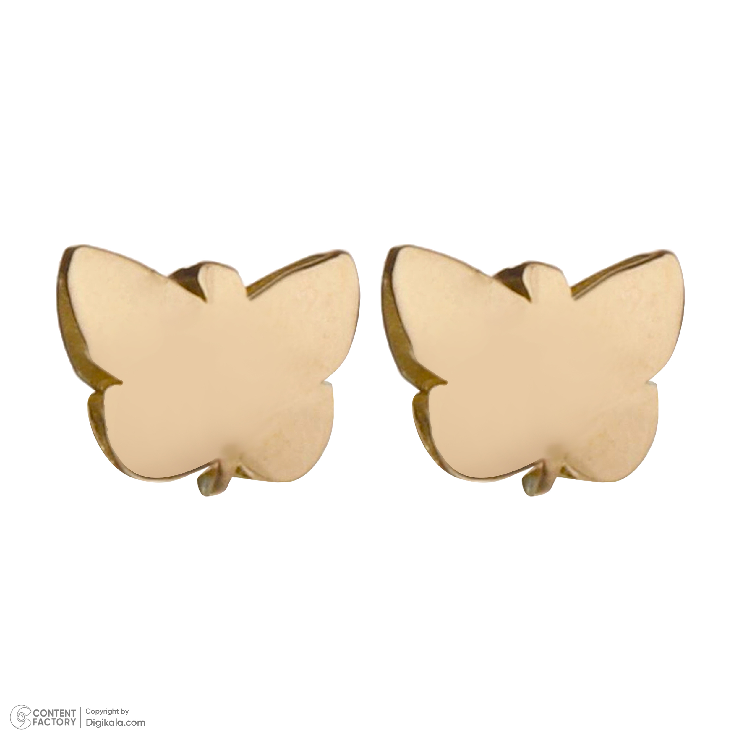 گوشواره طلا 18 عیار زنانه طلای مستجابی مدل 10133