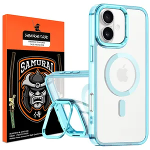 Samurai Crystal Stand Case For Apple iPhone16