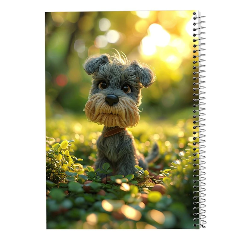 دفتر ژورنال نویسی 50 برگ مدوپد مدل نقطه ای طرح سگ و گربه کد DF17263