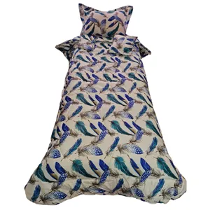 سرویس خواب مدل پر کد 500 یک نفره 4 تکه  