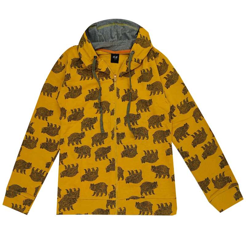 سویشرت زنانه اچ اند ام مدل خرس کد 1480270 رنگ زرد