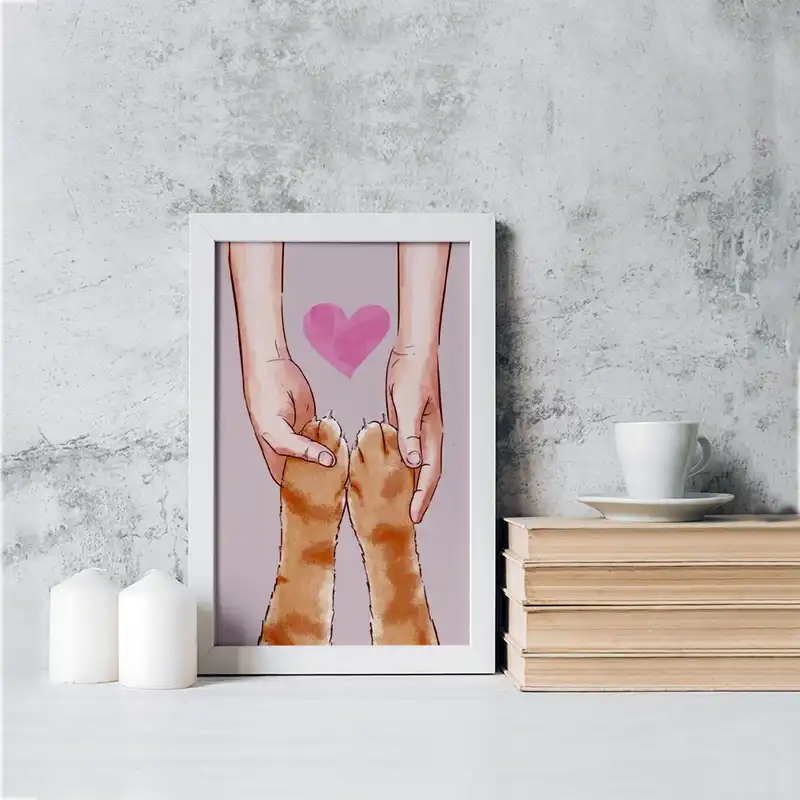 تابلو خندالو مدل گربه کد 23303