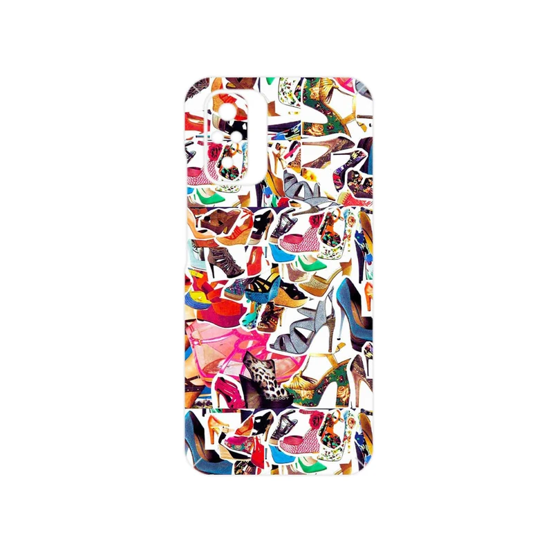 برچسب پوششی ماهوت مدل Collage of High heel Shoes مناسب برای گوشی موبایل شیائومی Redmi Note 10s