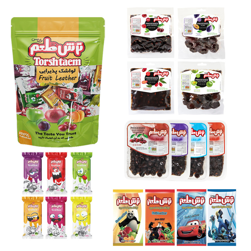 میکس باکس مزه ترش طعم راناس - 1000 گرم مجموعه 13 عددی