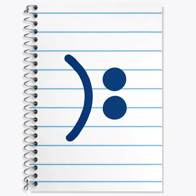 دفتر لغت 50 برگ خندالو مدل غمگین کد 5595