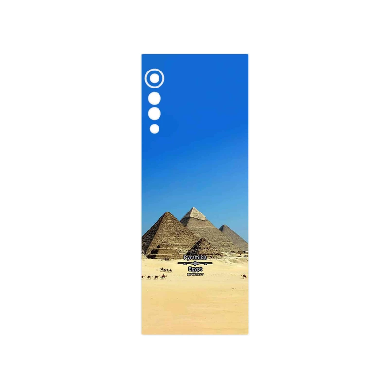 برچسب پوششی ماهوت مدل Pyramids of Egypt مناسب برای گوشی موبایل ال جی Velvet 5G