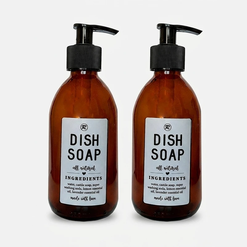 پمپ مایع ظرفشویی مدل  DOUBLE DISH SOAP مجموعه دو عددی