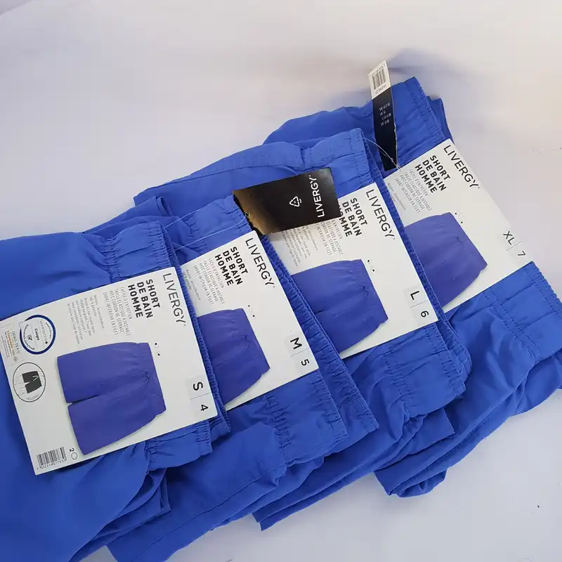 مایو مردانه لیورجی مدل ساحلی کد Simple2023Bl رنگ آبی