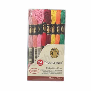 نخ گلدوزی پنگوئن مدل دانش آموزی کد Pengu24 مجموعه 24 عددی