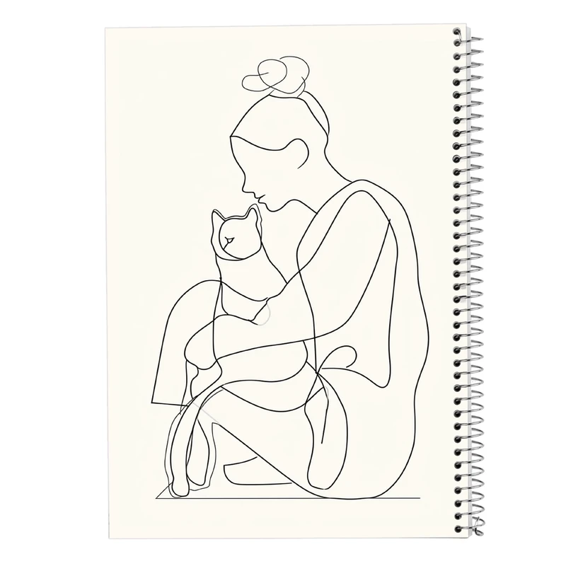 دفتر مشق 50 برگ مدوپد مدل موجودات فانتزی کد DF17058