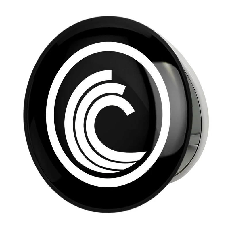 آینه جیبی خندالو طرح ارز دیجیتال بیت تورنت مدل تاشو کد 4059 