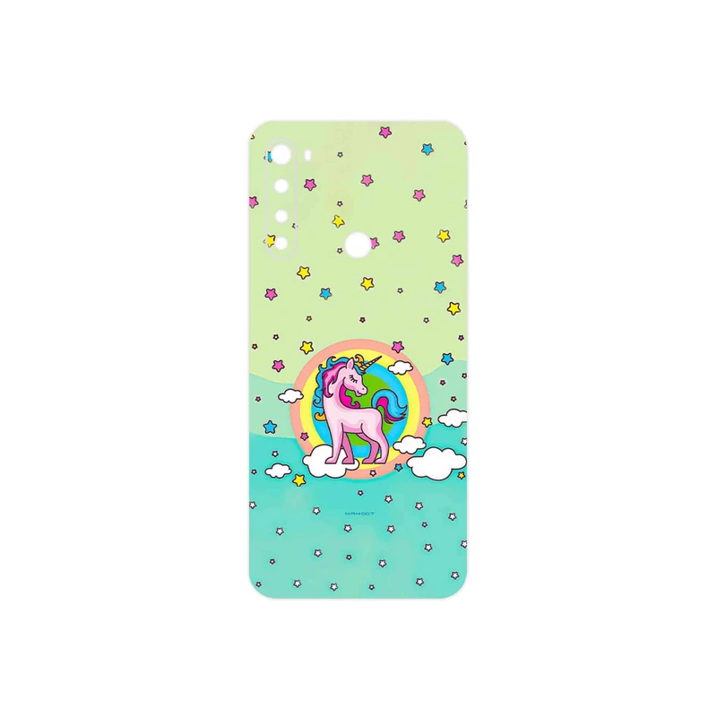 برچسب پوششی ماهوت مدل Rainbow unicorn adventure مناسب برای گوشی موبایل شیائومی Redmi Note 8T