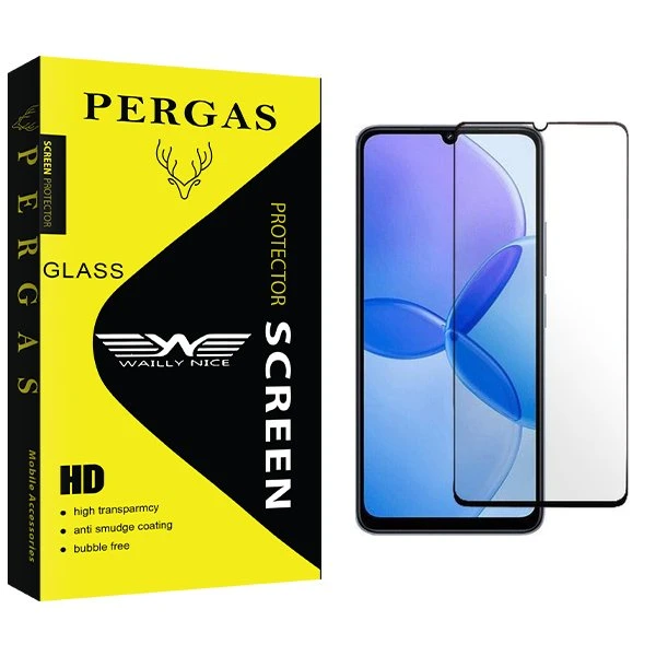 محافظ صفحه نمایش شیشه ای وایلی نایس مدل Pergas مناسب برای گوشی موبایل شیائومی Redmi 13R