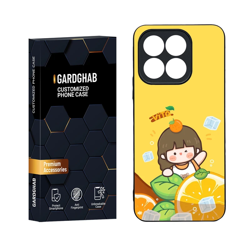 کاور گارد قاب مدل دور ژله ای دخترانه مناسب برای گوشی موبایل آنر Honor X8b 4G