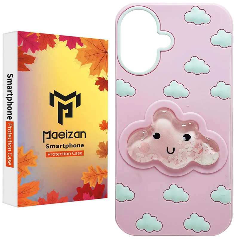 کاور پاییزان مدل ابراکواریومی طرح لاکچری مناسب برای گوشی موبایل اپل IPhone 16