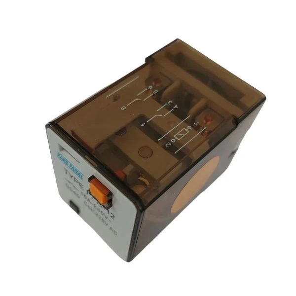 رله شیشه ای 2 کنتاکت 220 ولت ​پارس فانال مدل PFR-12 بسته 10 عددی