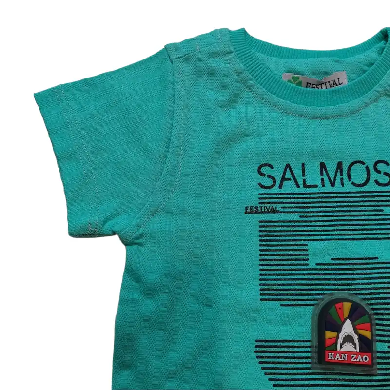 تی شرت آستین کوتاه نوزادی مدل ASH725