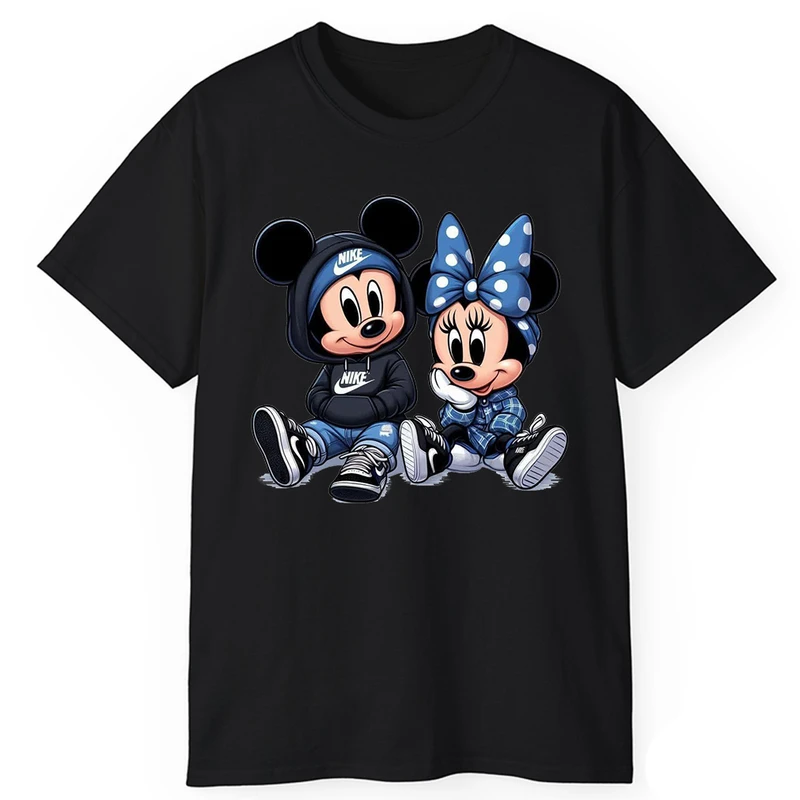 تی‌شرت آستین کوتاه مردانه پاد آفرین مدل میکی خواهر برادری