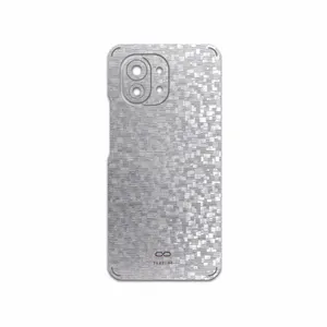 MAHOOT Silver-Silicon Cover Sticker for Xiaomi Mi 11 5G