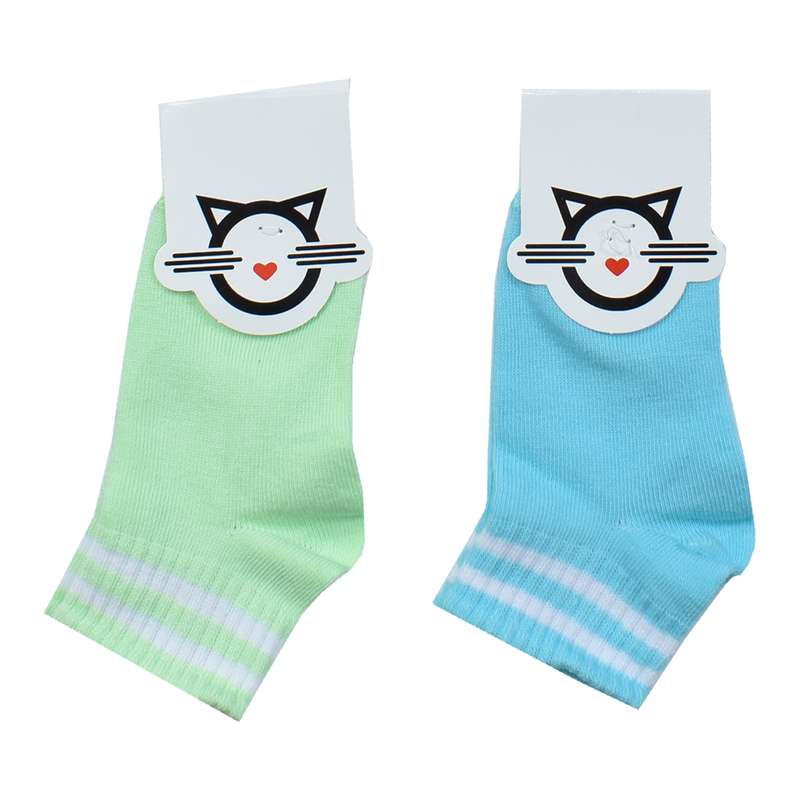 جوراب بچگانه بامشی مدل 903 -5 مجموعه دو عددی